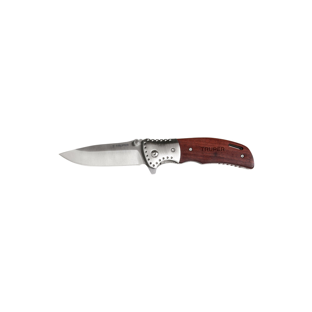 NAVAJA ABATIBLE 4-3/4' MANGO DE MADERA TRUPER 17023 NV-5