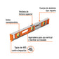 NIVEL PROFESIONAL DE 18' CON PROTECCIÓN DE ABS TRUPER 17034 NP-18