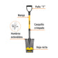 PALA ESCARRAMÁN TRU PRO PUÑO 'Y' MANGO DE FIBRA DE VIDRIO 17152 PES-F