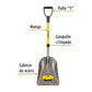 PALA CARBONERA TRU PRO PUÑO 'Y' MANGO DE FIBRA DE VIDRIO 17153 PCAY-F