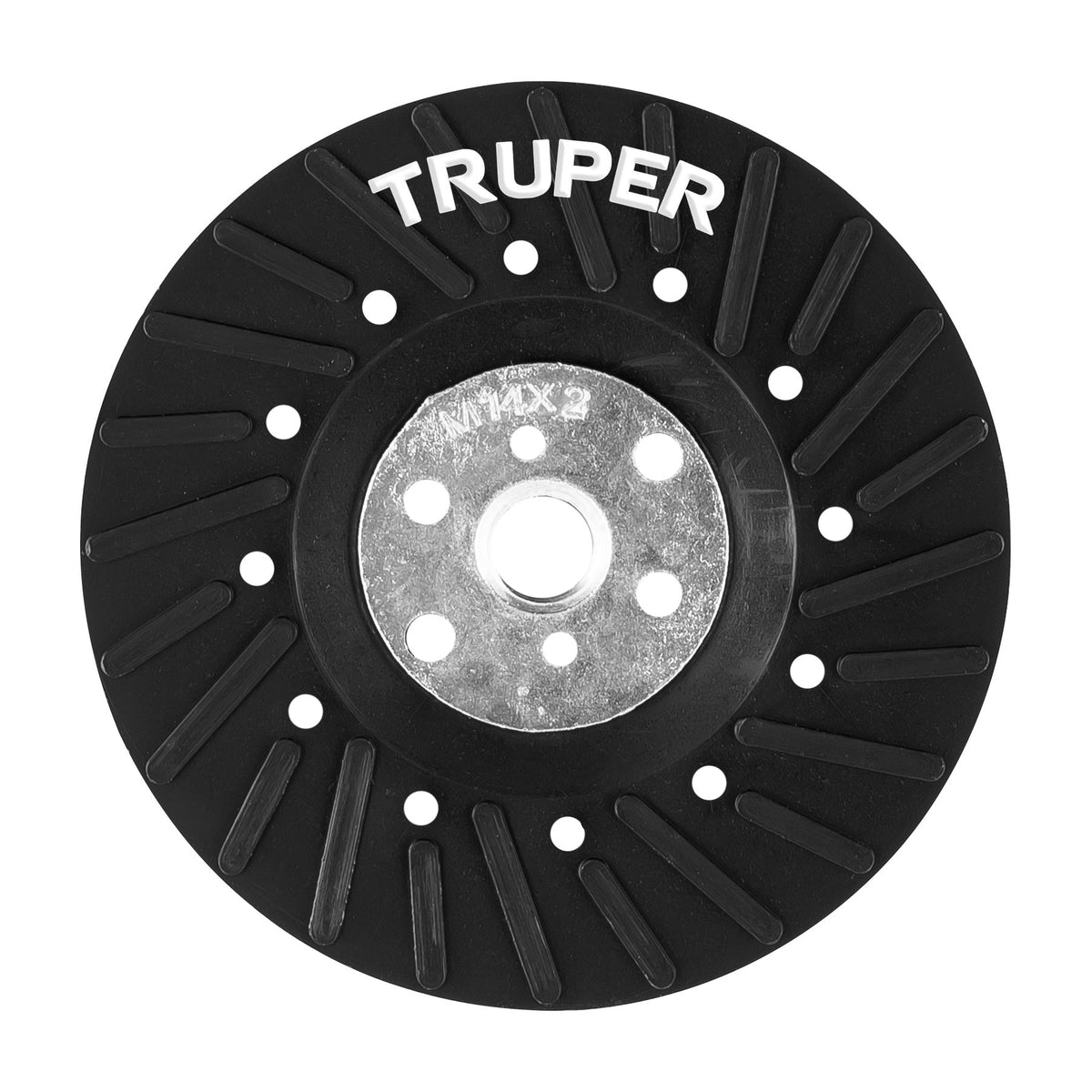 RESPALDO PARA DISCOS DE LIJA 4-1/2' EJE M14 TRUPER 17275 RES-DILI-4-1/2M