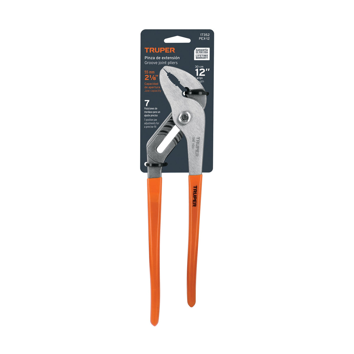 PINZA DE EXTENSIÓN 12' MANGO DE PVC TRUPER 17352 PEX-12