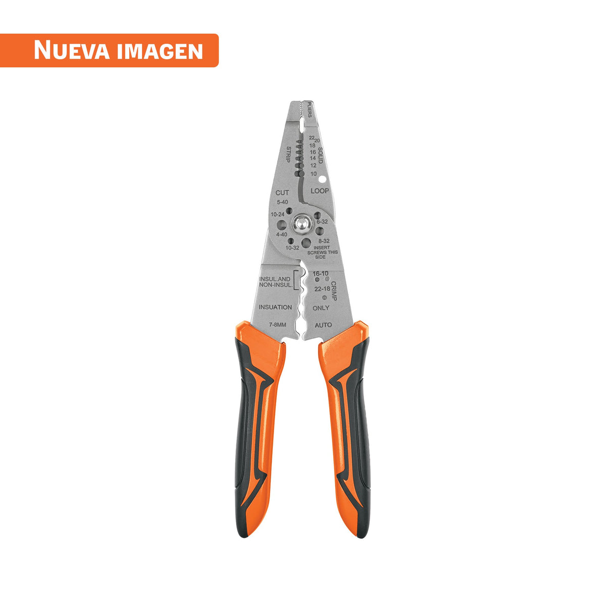 PINZA 8' PELA CABLES 24 A 12 AWG TRUPER 17357 PE-CA-8