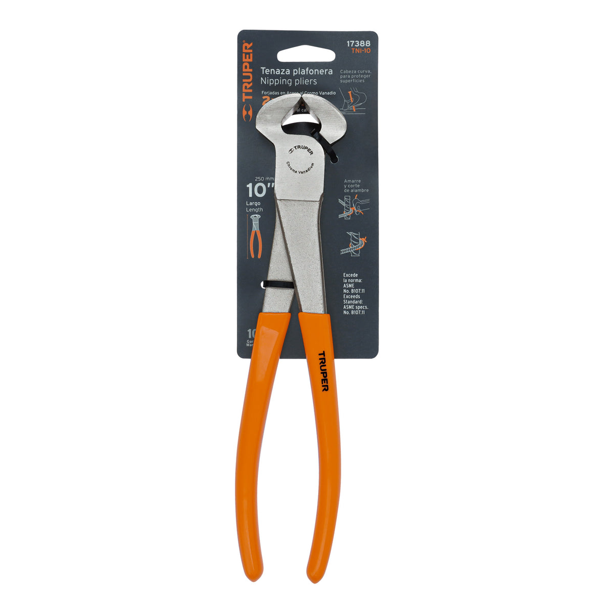 TENAZA PLAFONERA INDUSTRIAL 10' TRUPER 17388 TNI-10