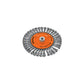 CARDA CIRCULAR 8' ALAMBRE TRENZADO EJE 5/8'-11 TRUPER 17528 CATR-8E