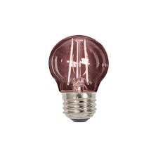 LAMPARA LED  FILAMENTO G45 ROJO 2W 127V E27  2G45LEDFE27VRO