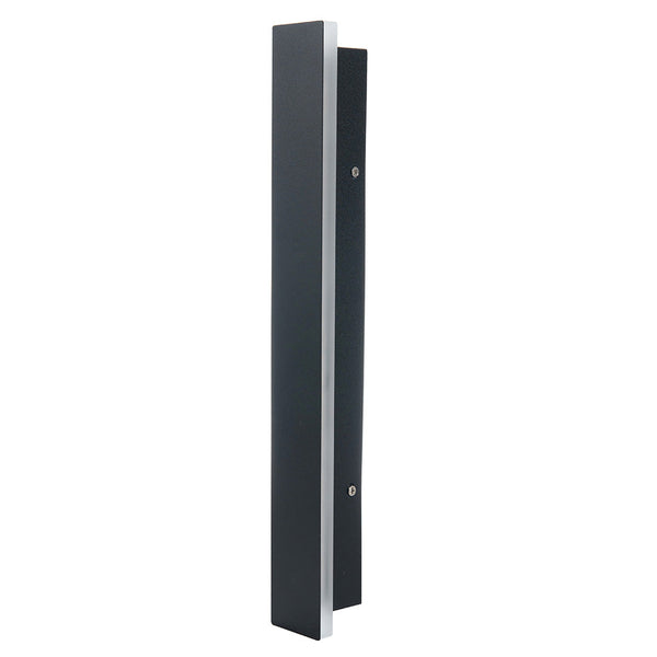 LÁMPARA DE MURO ARBOTANTE TIPO BARRA RECTANGULAR LARGA 20W 30K LUZ CÁLIDA BOOMER WA210423 BIG BLACK LINE
