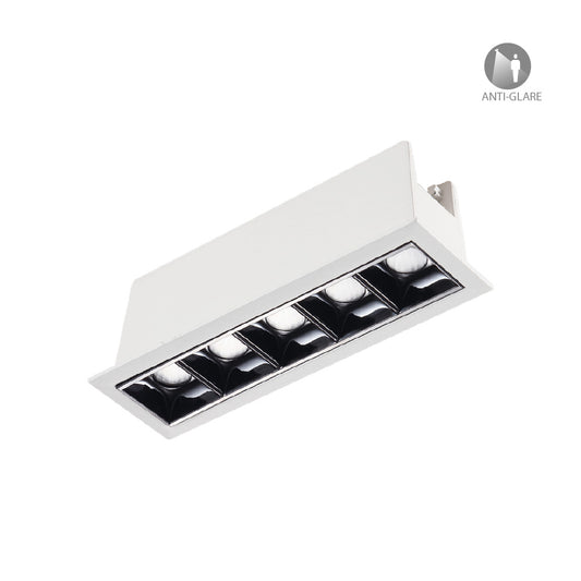 LUMINARIA EMPOTRABLE DE INTERIOR TECHO LED 10W100-127V3000K 10YDLED3167MV30BN