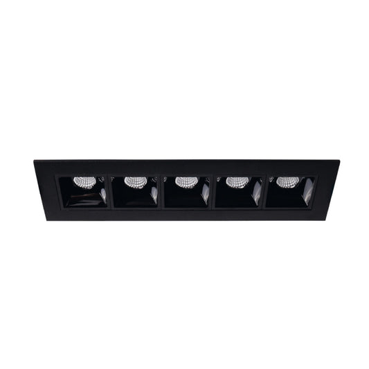 LÁMPARA EMPOTRADA LED PARA INTERIORES DE TECHO NEGRO LUCIDA IV 17W 100-240V 30K 17YDLED3165MV30N