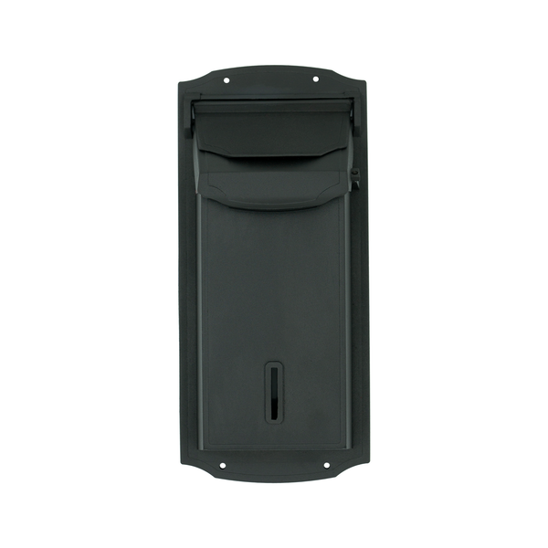 BUZÓN ITALIANO ALUMINIO  NEGRO EXTERIOR