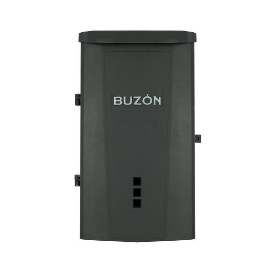 BUZON METáLICO MODELO ESPAñOL INOXIDABLE RESIDENCIAL CORREO CAFÉ CHOCOLATE