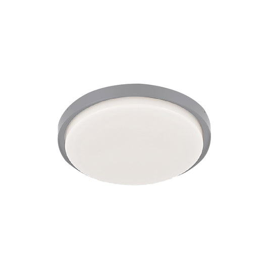 PLAFONES LED REDONDO PARA INTERIORES/EXTERIORES DE SOBREPONER EN TECHO NENQUE III GRIS 35W 127V 2200LM 30K  35PTLLED1133RV30G