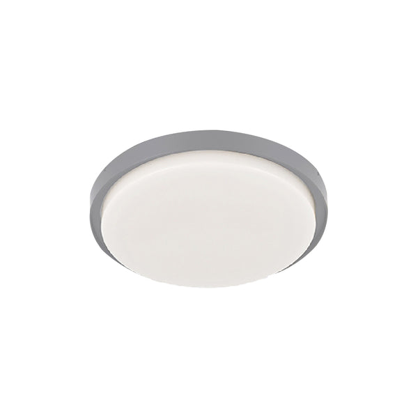PLAFON LED CUADRADO PARA INTERIORES/EXTERIORES DE SOBREPONER EN TECHO NENQUE III GRIS 35W 127V 2200LM 30K 35PTLLED1133CV30G