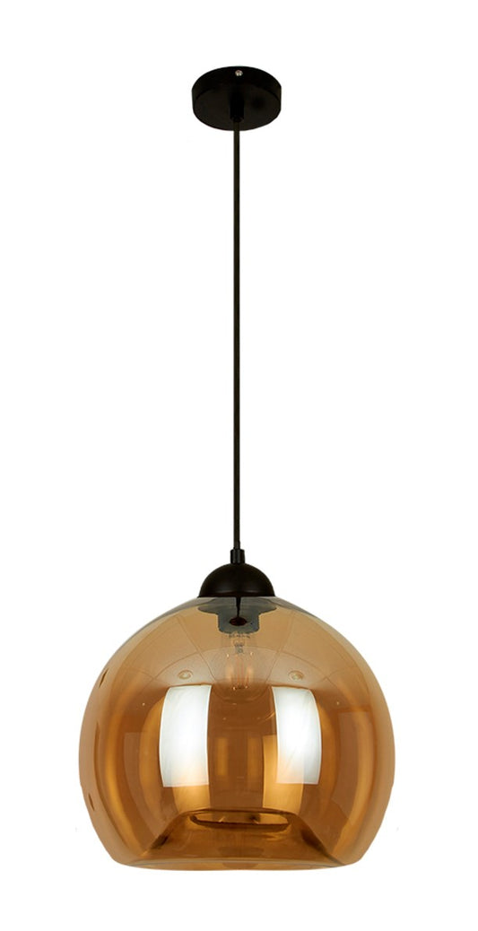 CANDIL ATENEA CRISTAL ÁMBAR  SUSPENDIDO 8.5W 100-240V E27 60CTL8172MVCA