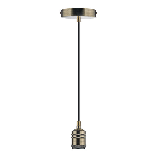 CANDIL SOCKET HIERRO ANTIGUO SUSPENDIO PARA INTERIORES 8.5W 100-240V E27  60SOCK111MVE27HA