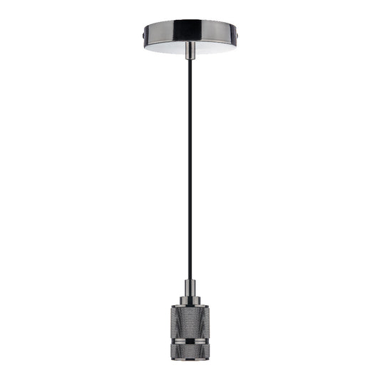 CANDIL SOCKET SUSPENDIDO PARA INTERIORES SATÍN 8.5W 100-240V E27 60SOCK115MVE27S