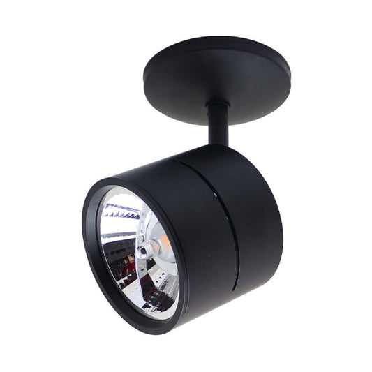 LÁMPARA SPOT PARA SOBREPONER DE TECHO AR111 NEGRO AVOIR I 15W 100-240V G53 60YS391MVN