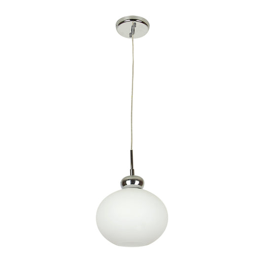 CANTIL LUXOR CRISTAL OPALINO SUSPENDIDO S/L 15W 100-240V E27 CTL-8052/OP