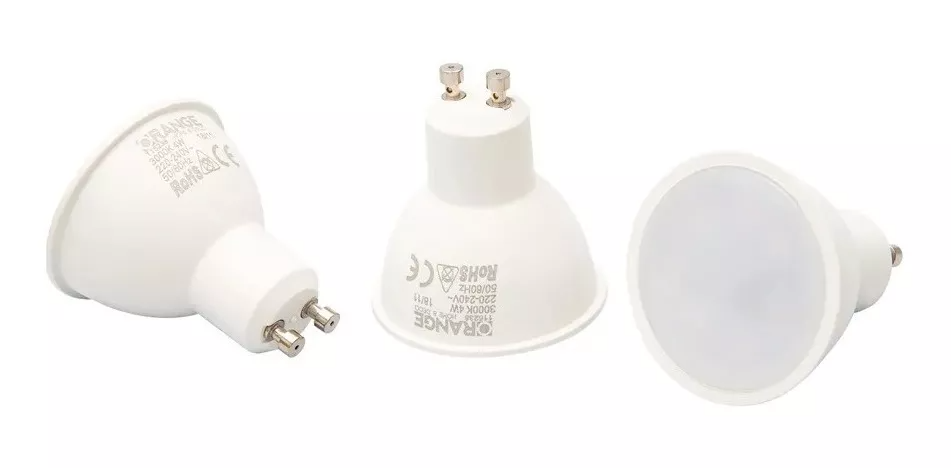 GU10 LED 4W MULTICOLOR RGB PLASTICO