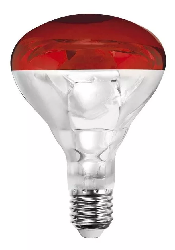 Foco Infrarrojo 250w Br40 Infrarojo para terapias de calor y masajes ADIR 6015 Rubí
