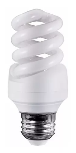 FOCO AHORRADOR FLUORESCENTE LUZ BLANCA 10W 127V 500LM 65K E26/E27 51235