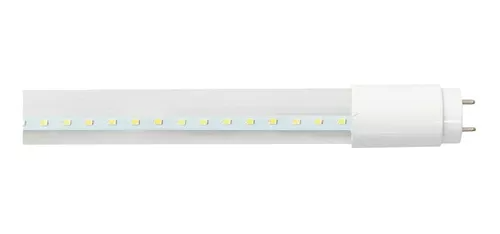 TUBO LED 18W TRANSPARENTE 120CM CLEAR 6500K CONEXIÓN DE UN LAD0 1640LM 1.20mts LUMIANCE