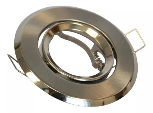 BASE EMPOTRABLE PARA MR16/GU5,3 LED NíQUEL DIRIGIBLE 51812 NICKEL