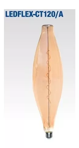 Lámpara Decorativa Gigante Ámbar Ct120 Dimeable 4W 120V 140LM 20K E26 LEDFLEX-CT120/A