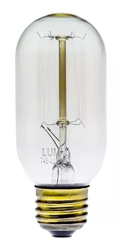 Foco Tubular Vintage Incandescente 40W 120V 27K E26 T14  T14 FOCO 40W