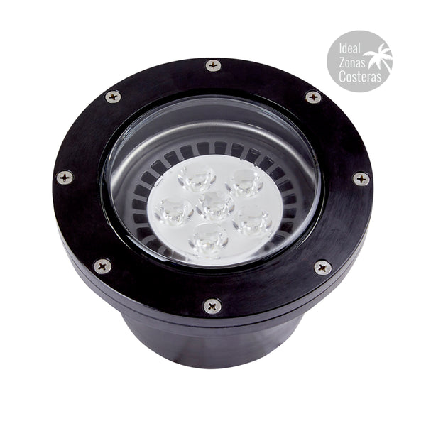 REFLECTOR EXTERIOR EMP S/L100-240/12VG53 H-615/N SPOT PARA EMPOTRAR EN PISO PARA AR111 SPOT DE PISO EMPOTRABLE TECNOLITE