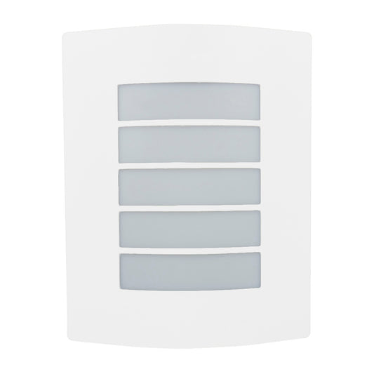 LÁMPARA DE MURO PARA EXTERIORES DE SOBREPONER BLANCO TURIN 15W 100-240V E27 H-800/B