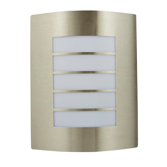 LÁMPARA DE MURO PARA EXTERIOR DE SOBREPONER GRIS TURIN 15W 100-240V E27 H-800/S