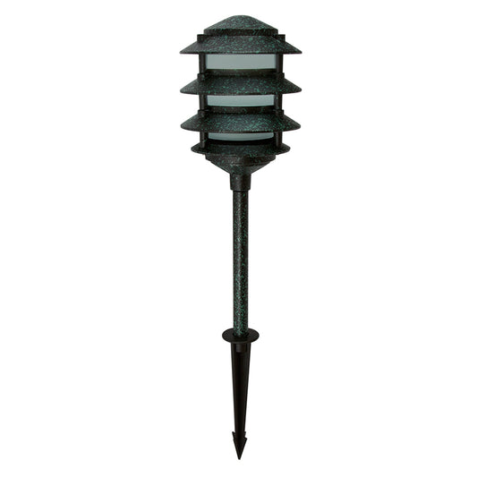 MINI POSTE PARA EXTERIOR DE SOBREPONER VERDE 13W 100-240V E27 H-820/V