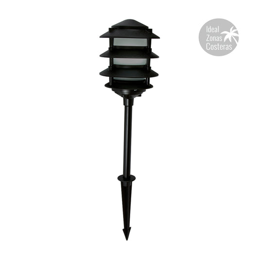 LAMPARA TIPO ESTACA PARA JARDIN EXTERIOR MINI POSTES S/L100-240VE27 HFV-820/N
