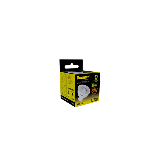 LÁMPARA FOCO LED MR16 3W 100-240V 30K FOLBOMR160033000