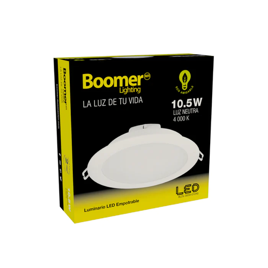 LUMINARIO LED EMPOTRABLE PARA INTERIORES 10.5W 100-240V 40K BLDL-0000-01040