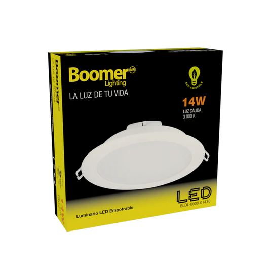 LUMINARIO LED EMPOTRABLE PARA INTERIORES 14W 100-240V 30K BLDL-0000-01430