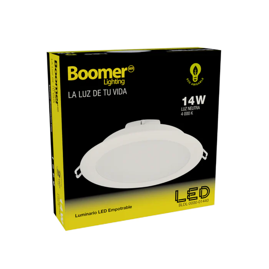 LUMINARIO LED EMPOTRABLE PARA INTERIORES 14W 100-240V 40K BLDL-0000-01440
