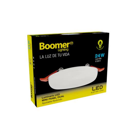 MINI PANEL LED REDONDO DUAL PARA INTERIORES ODISSEO 24W 100-240V 2640LM 65K BLMP-0001-02465