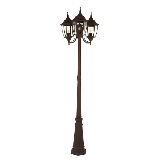 POSTE DE LUZ PARA EXTERIORES CAFÉ BADALONA 78W 100-240V E27 X3 PFT-6004-3/CF