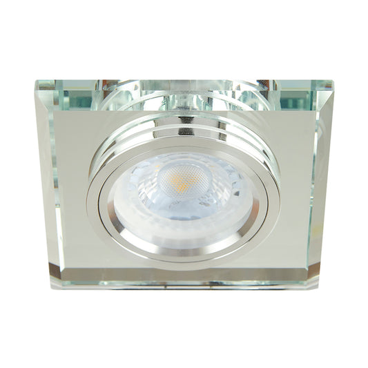 SPOT EMPOTRABLE FIJO DE TECHO PARA INTERIOR LED 100-240V/12V GX5.3 YD-225/CE