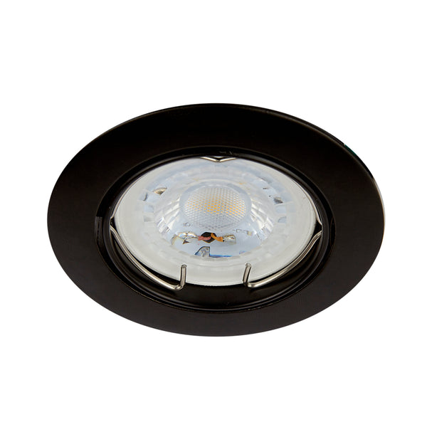 EMPOTRADO PARA INTERIOR DE TECHO NEGRO ANDORA 6W 100-240V GX5.3 YD-330/N